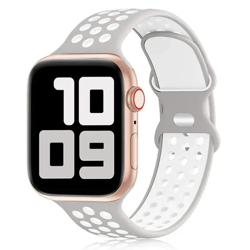Apple Watch Silicone Band - Soft Breathable Design