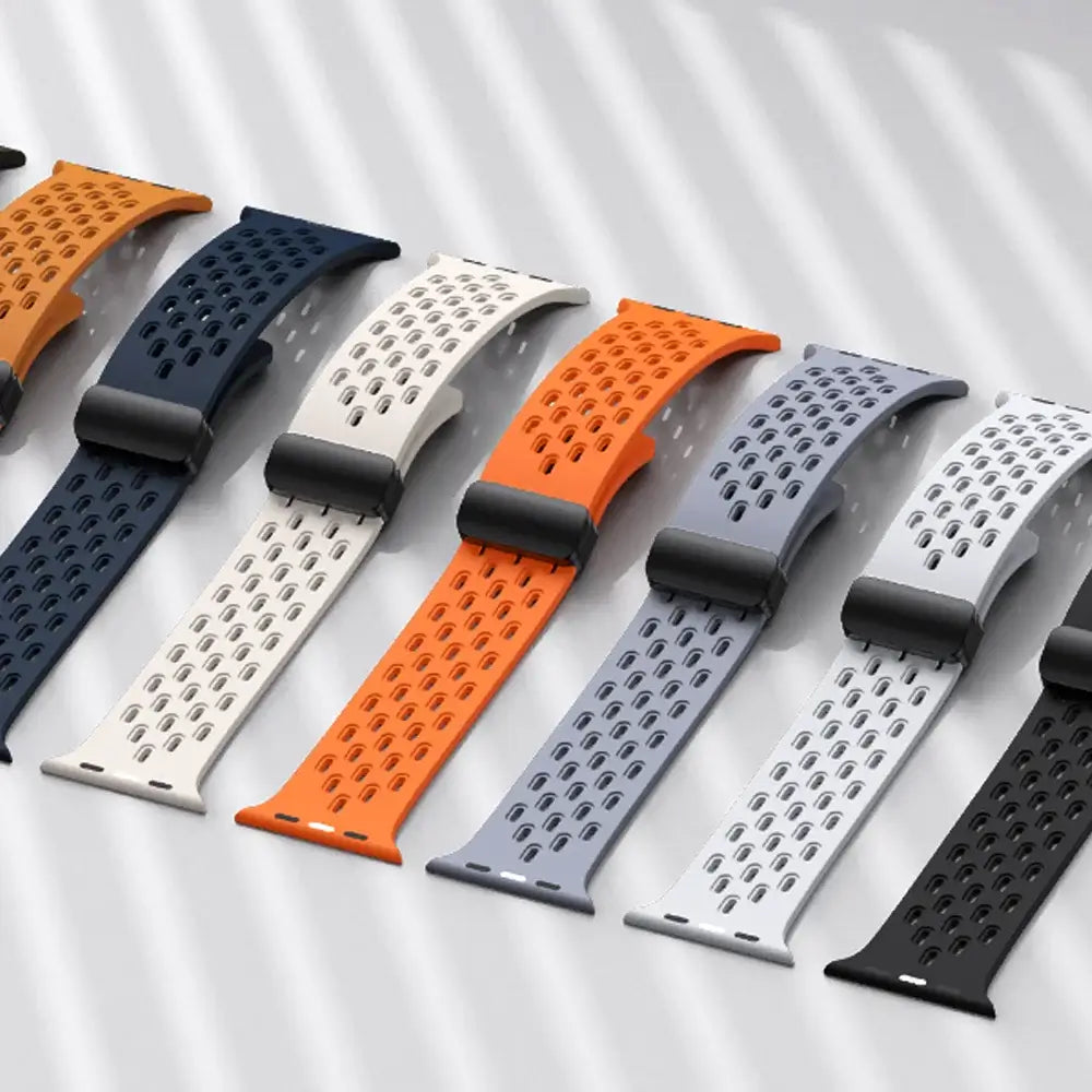 Apple Watch Silicone Strap - Breathable Comfortable Band