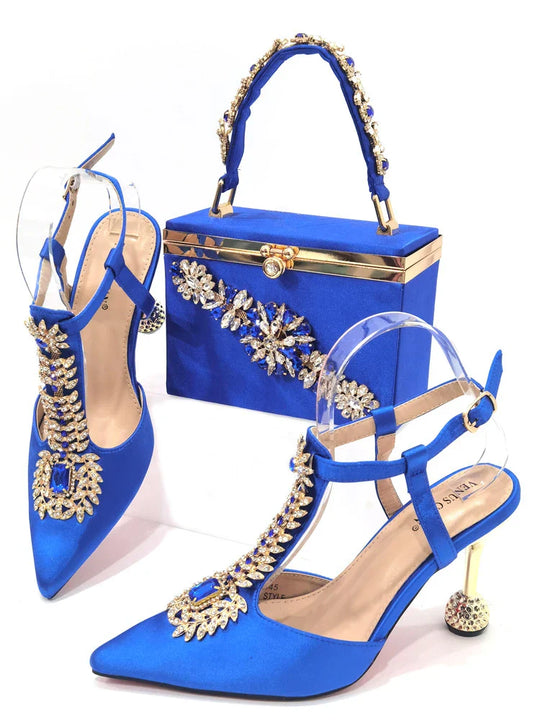 High Quality Ladies Shoes And Bags Set HUY1-6