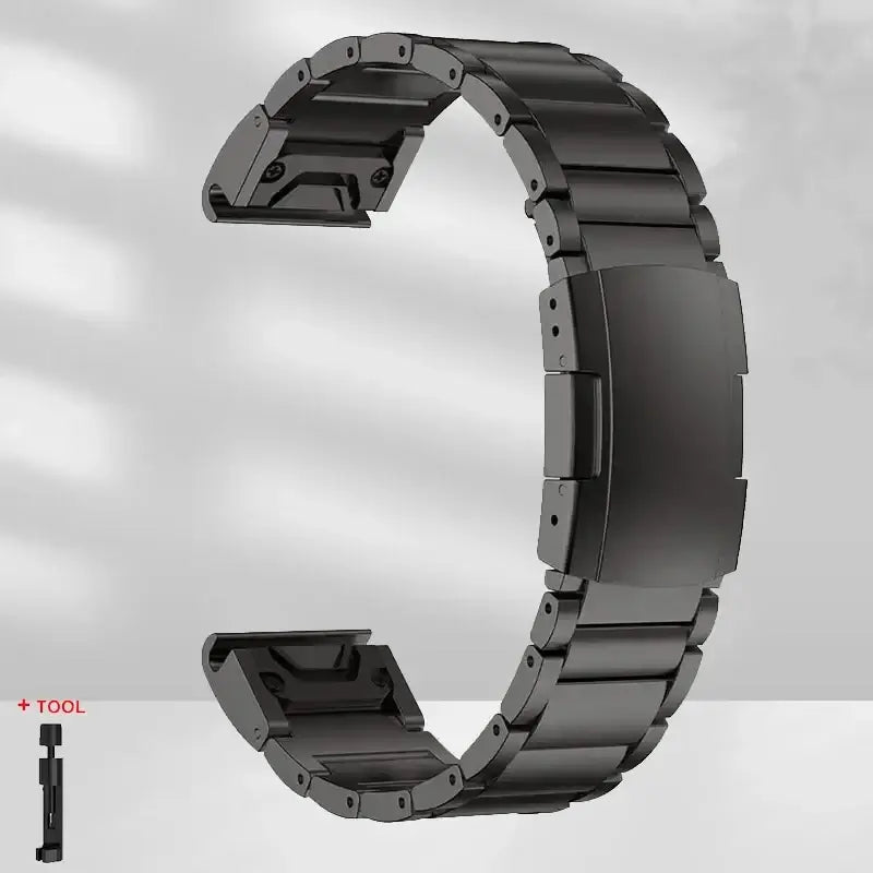 Garmin Steel Band - Modern QuickFit Design Strap