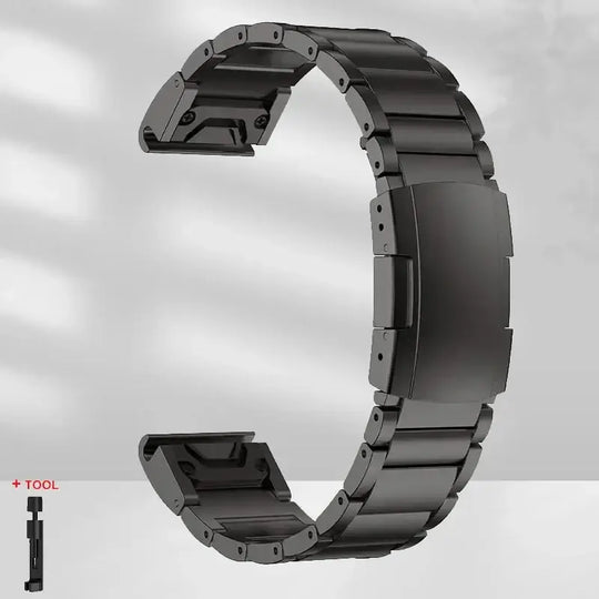 Garmin Steel Band - Modern QuickFit Design Strap