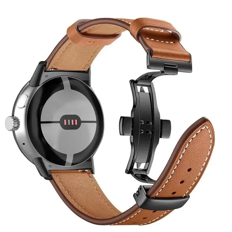 Genuine Leather Google Pixel Watch Band - Stylish & Durable
