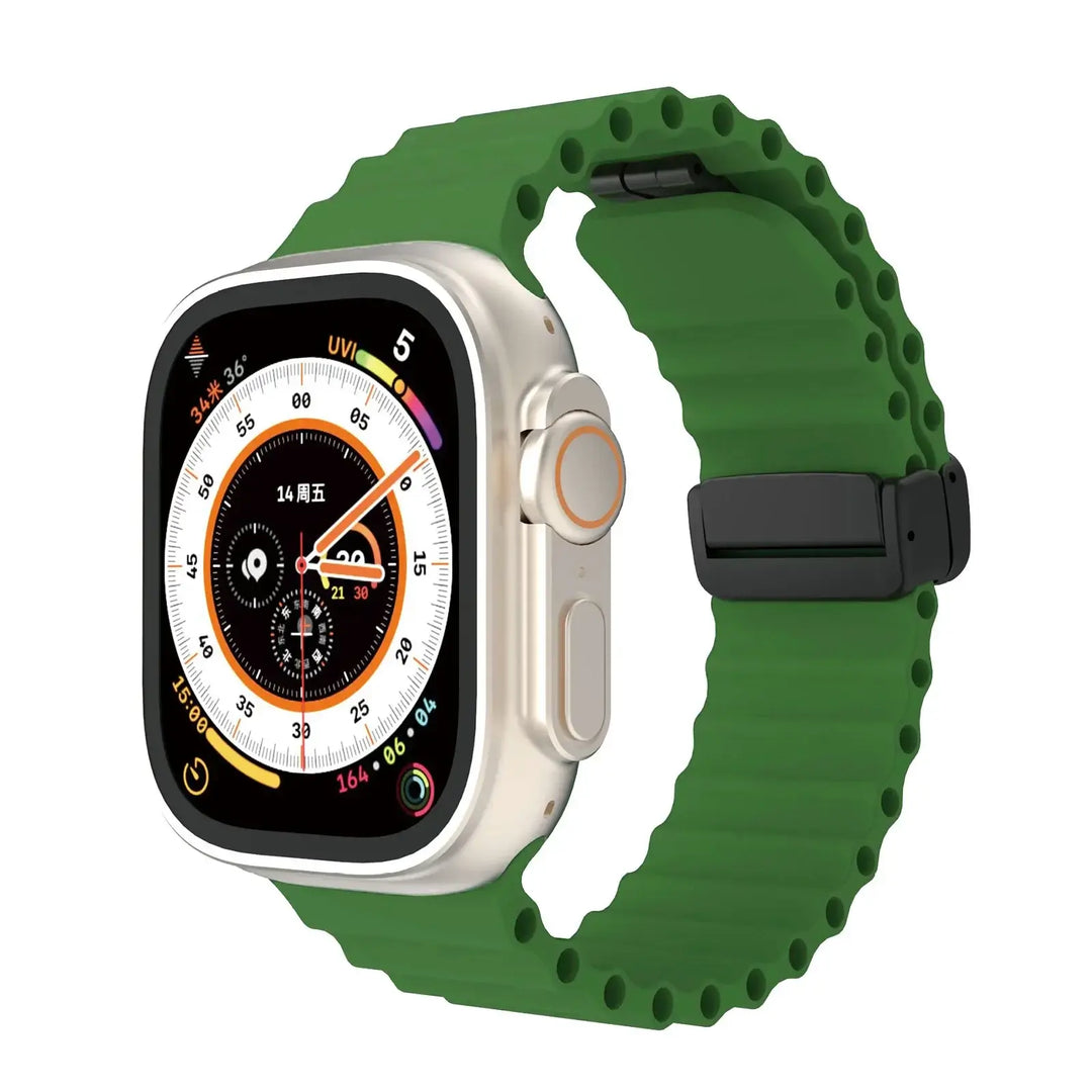 Apple Watch Silicone Strap - Soft Flexible Magnetic Design