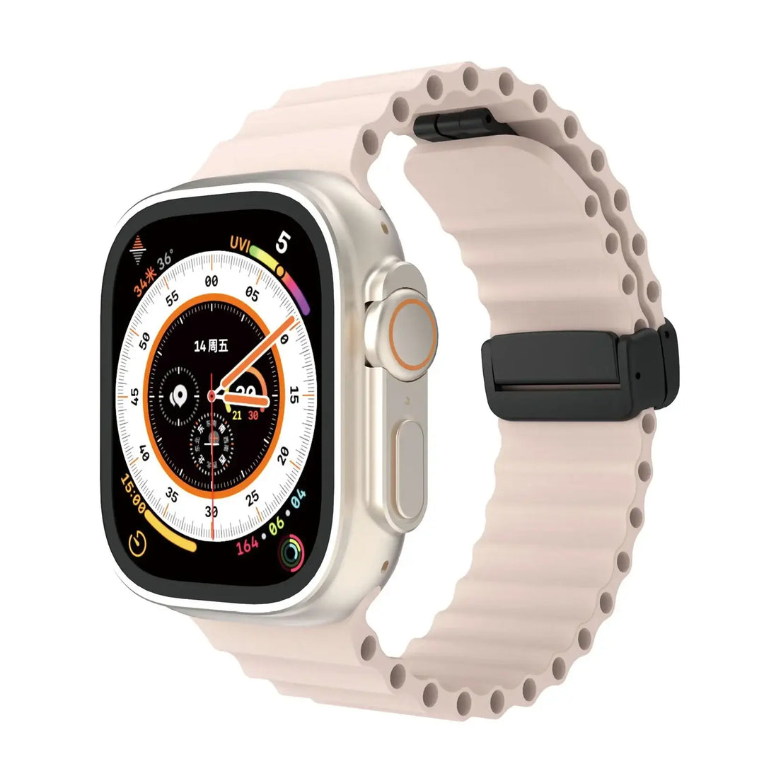 Apple Watch Silicone Strap - Soft Flexible Magnetic Design