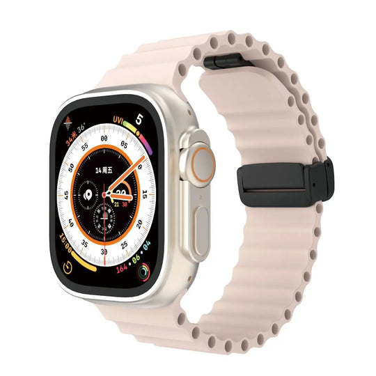 Apple Watch Silicone Strap - Soft Flexible Magnetic Design