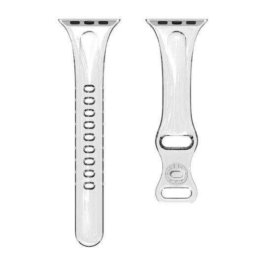 Apple Watch Transparent Strap - Soft Rubber - Clear Design