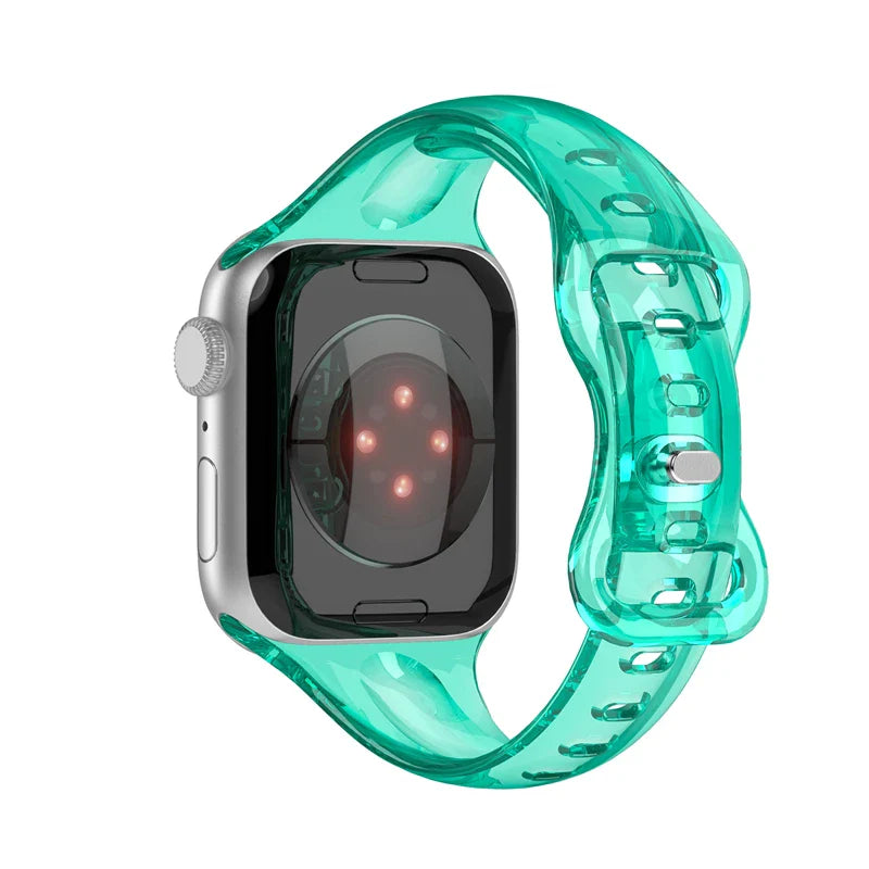 Apple Watch Transparent Strap - Soft Rubber - Clear Design