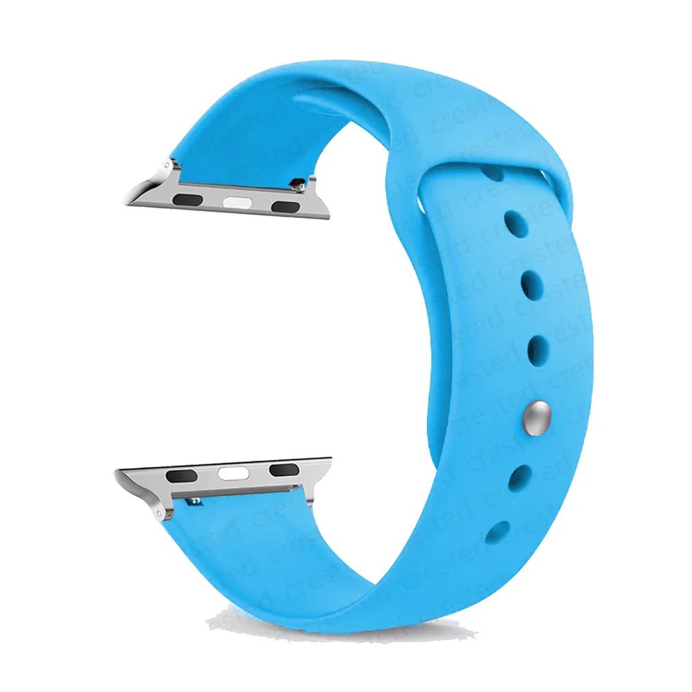 Apple Watch Silicone Strap - Comfortable Waterproof Band