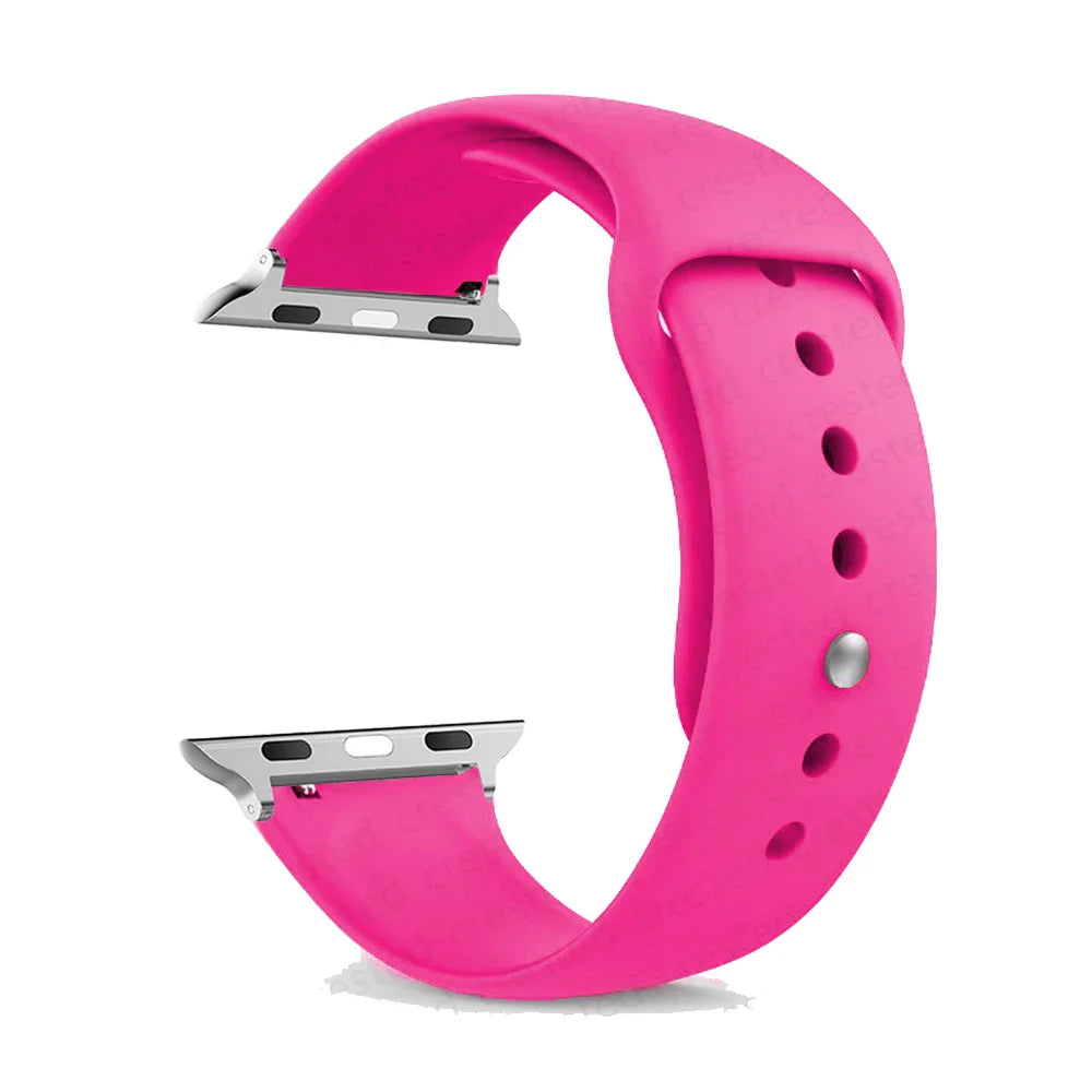 Apple Watch Silicone Strap - Comfortable Waterproof Band