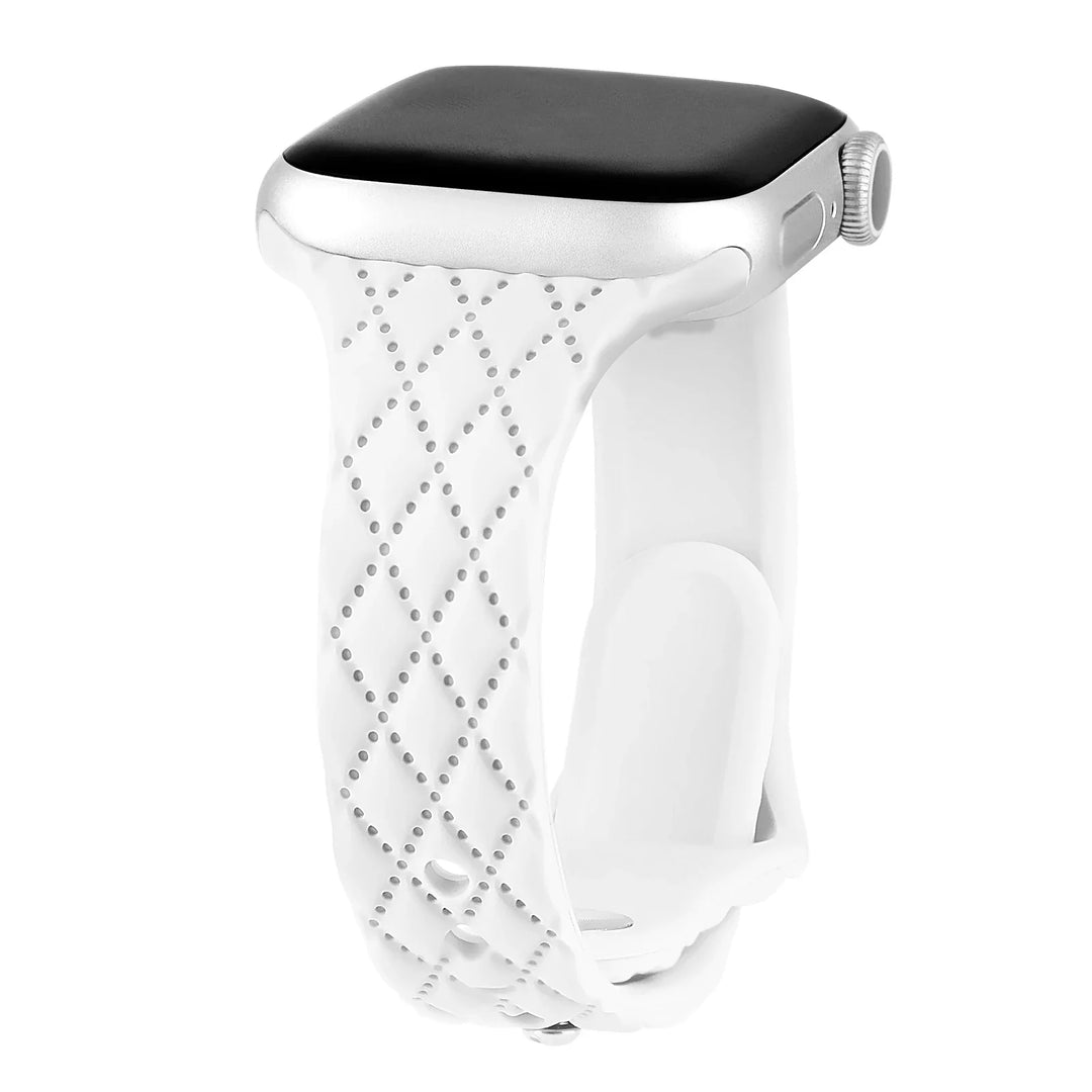 Apple Watch Silicone Strap - Slim Engraved Comfort Fit