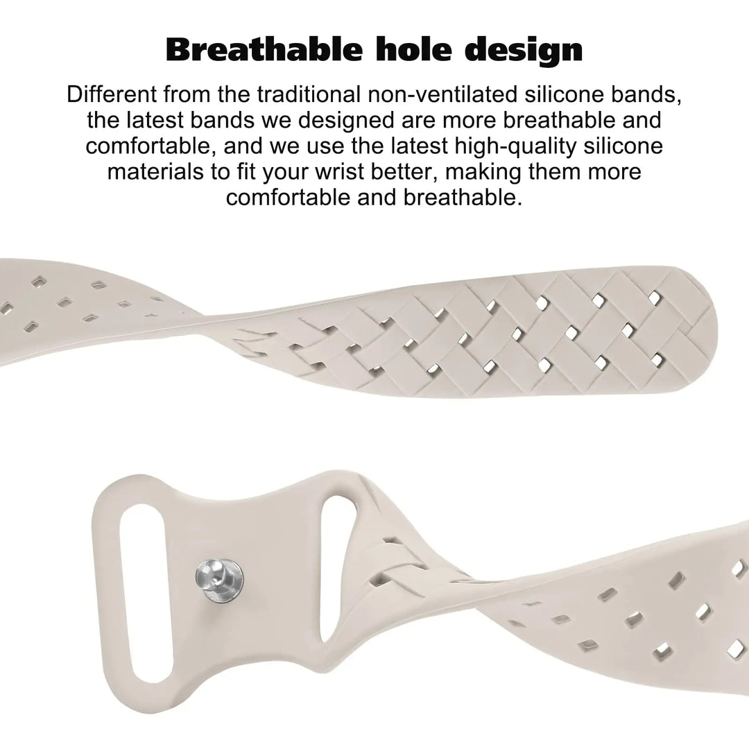 Apple Watch Silicone Strap - Sporty, Breathable, Durable