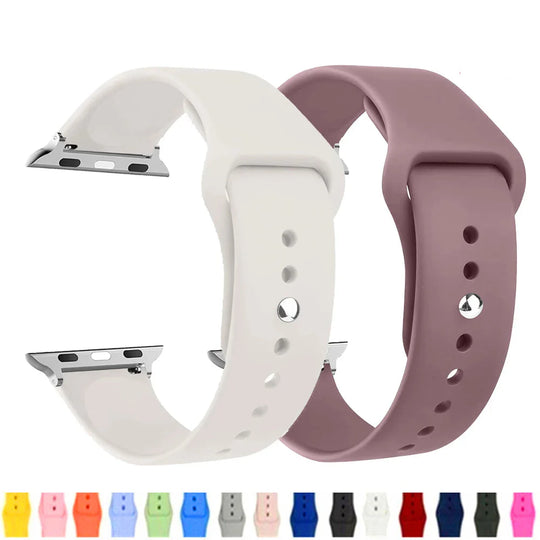 Apple Watch Silicone Strap - Comfortable Waterproof Band