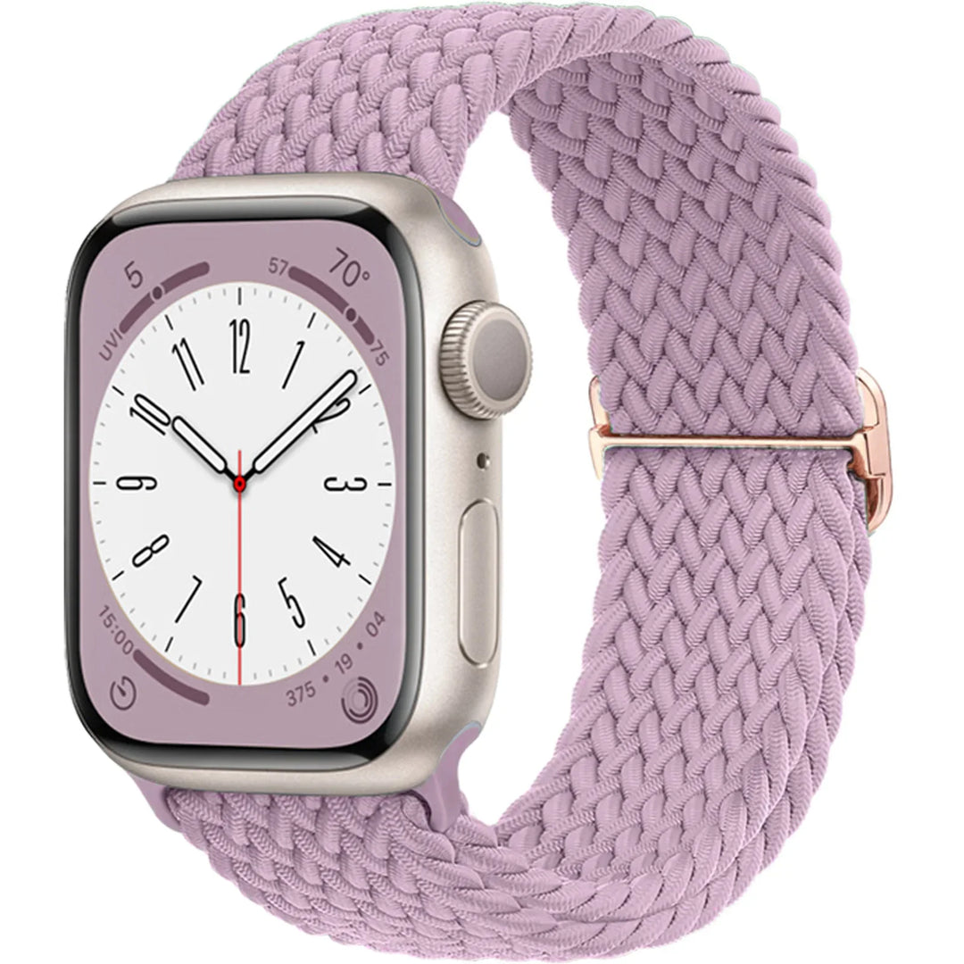 Apple Watch Braided Strap - Soft Elastic Nylon Band