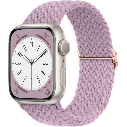 Apple Watch Braided Strap - Soft Elastic Nylon Band