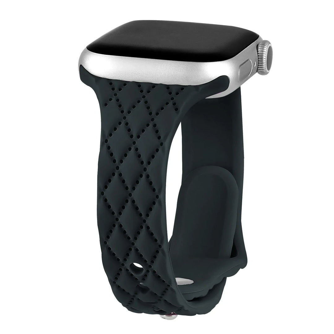 Apple Watch Silicone Strap - Slim Engraved Comfort Fit