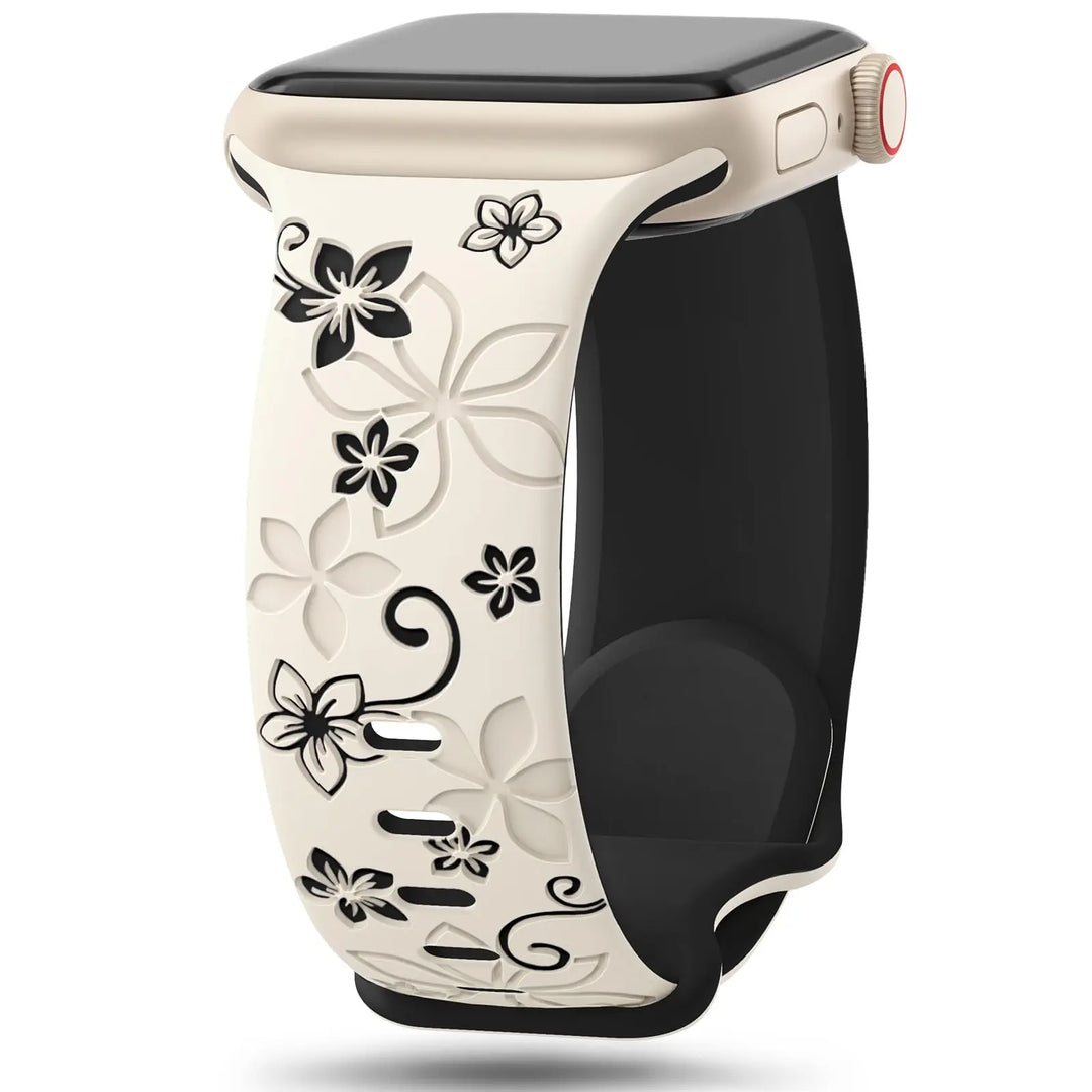 Apple Watch Silicone Strap - Floral Designs