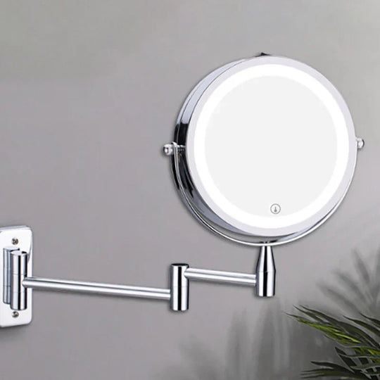 DecorBites™ LED Light Makeup Mirror 10X Magnification Double Side Touch Dimming