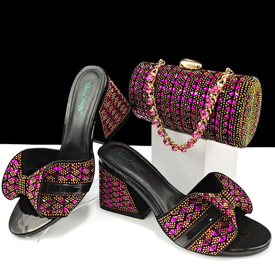 High Quality Ladies Shoes And Bags Set HJJ1-10