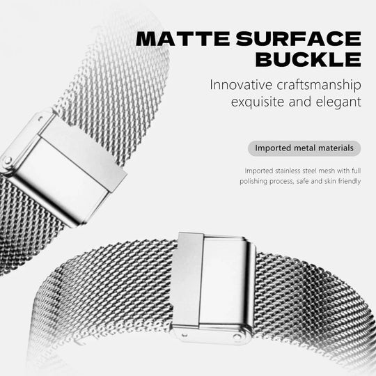 Garmin Stainless Steel Band - Durable Metal Strap Bracelet