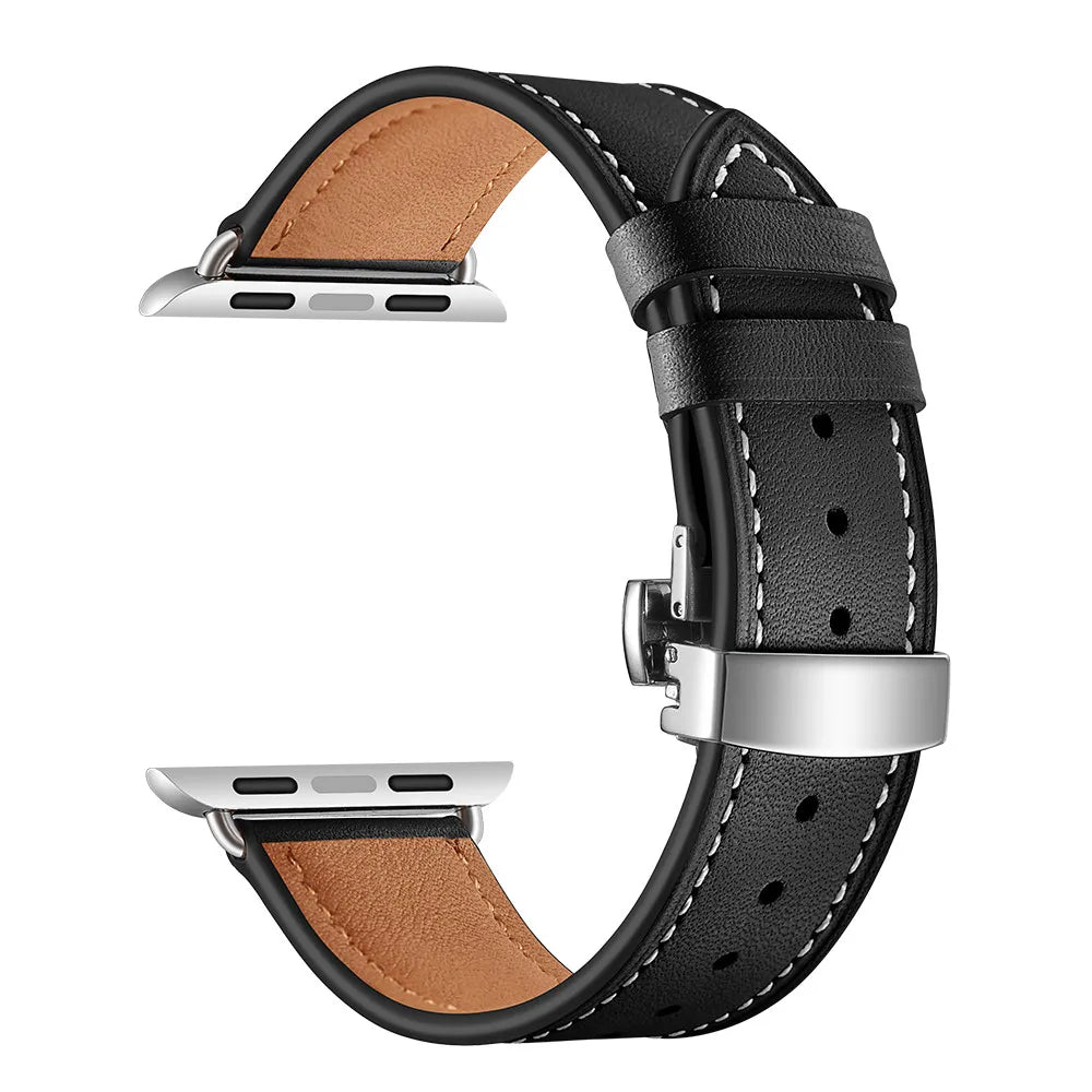Apple Watch Leather Strap - Classic, Stylish, Comfortable