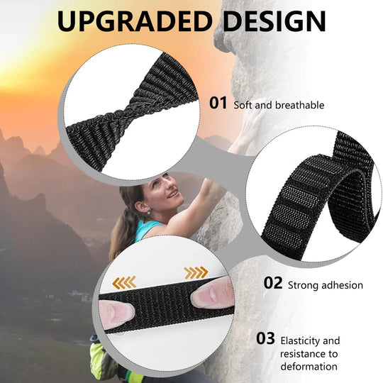 Durable Nylon Velcro Loop Garmin Bands - Quickfit