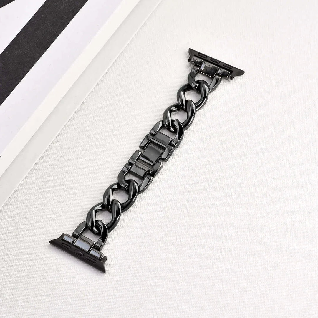Apple Watch Metal Chain Strap - Premium Stylish Design