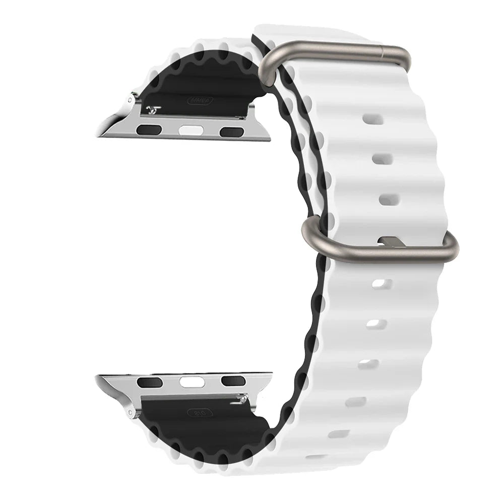 Apple Watch Silicone Strap - Soft Waterproof and Breathable