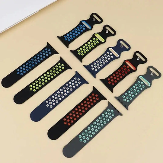 Apple Watch Silicone Band - Soft Breathable Design