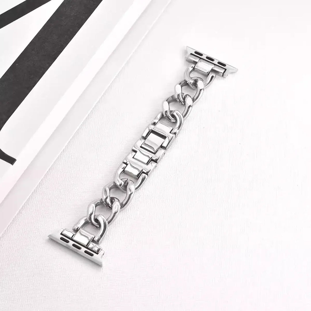 Apple Watch Metal Chain Strap - Premium Stylish Design