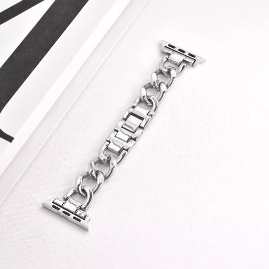 Apple Watch Metal Chain Strap - Premium Stylish Design