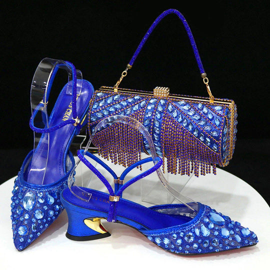 High Quality Ladies Shoes And Bags Set HAQ1-5