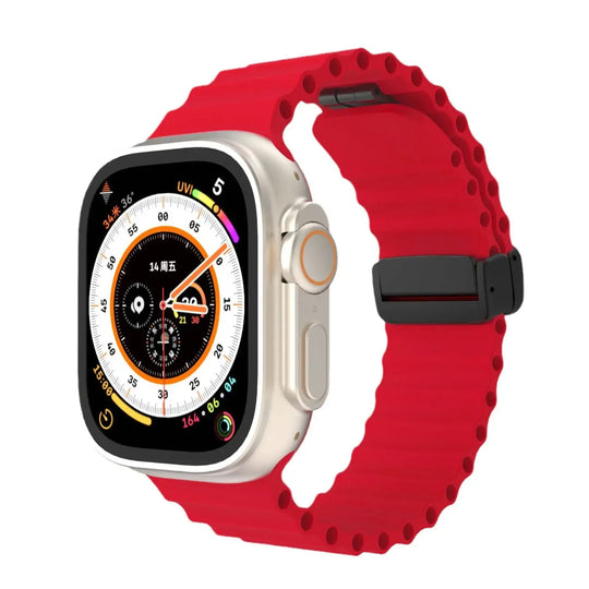Apple Watch Silicone Strap - Soft Flexible Magnetic Design