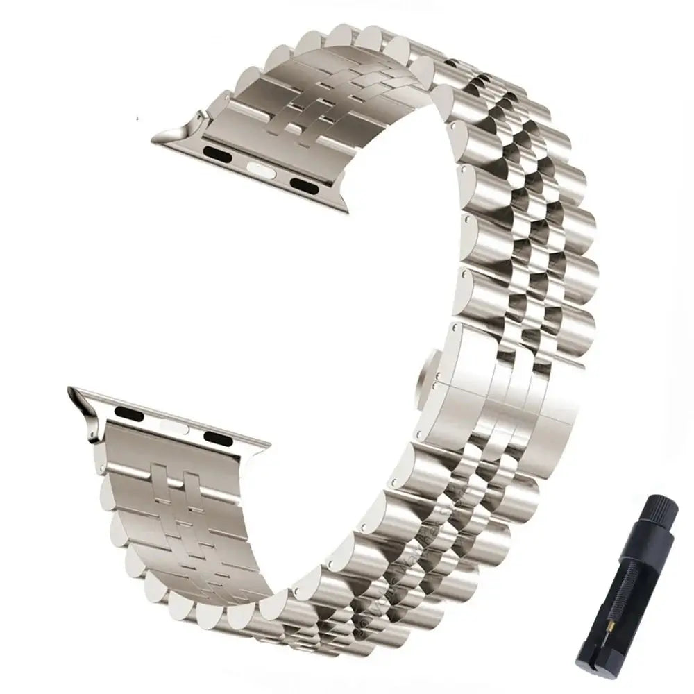 Apple Watch Stainless Steel Strap - Elegant Durable Design