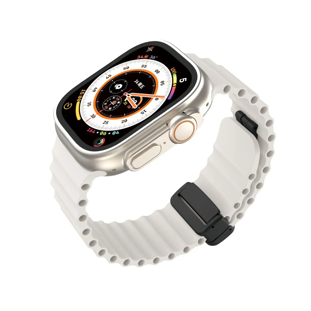 Apple Watch Silicone Strap - Soft Flexible Magnetic Design