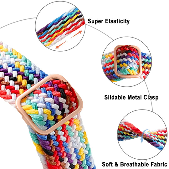 Apple Watch Nylon Band - Soft Breathable Braided Strap