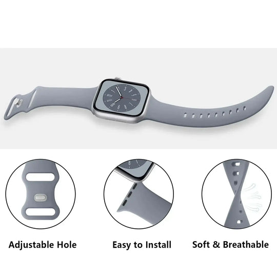 Apple Watch Silicone Band - Soft Flexible Stylish Strap
