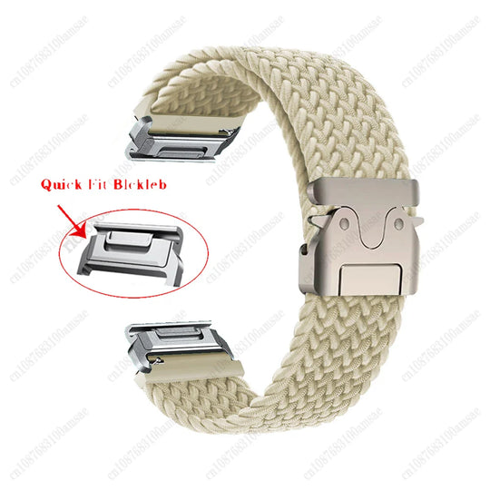 Garmin Braided Nylon Strap - Durable, Lightweight, Colorful