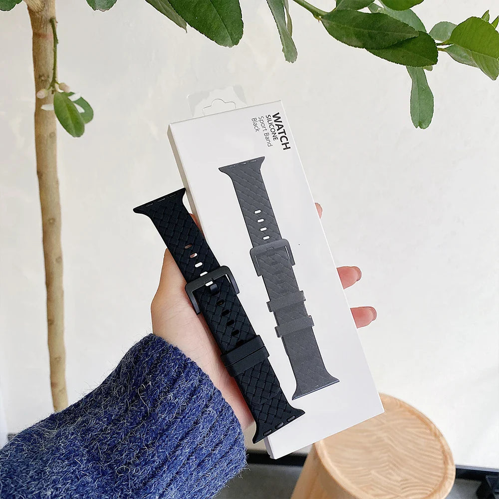 Apple Watch Silicone Strap - Soft Comfortable Rubber Band