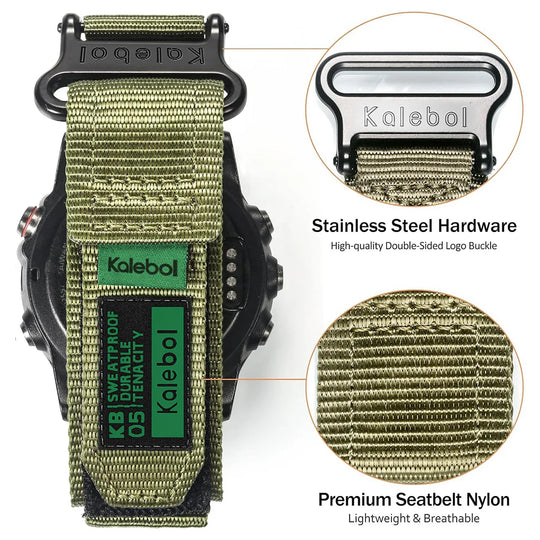 Durable Nylon Velcro Loop Garmin Bands - Quickfit