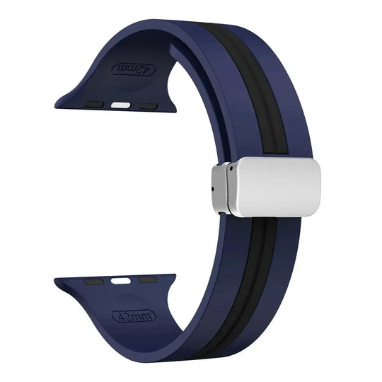 Apple Watch Silicone Strap - Durable Magnetic Closure Design