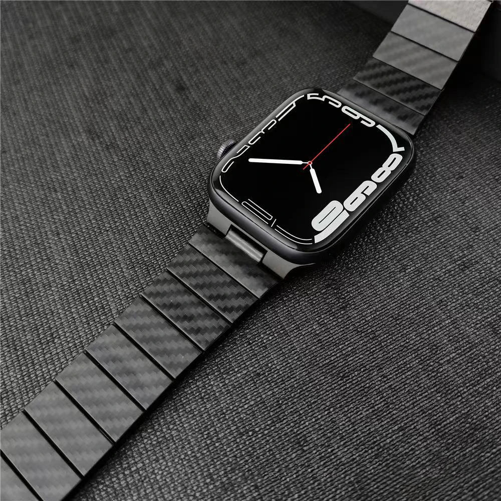Apple Watch Carbon Fiber Strap - Sturdy, Sleek, Modern