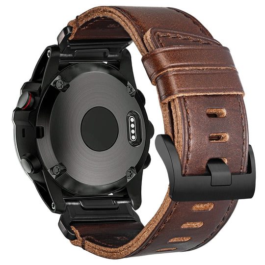 Garmin Soft Leather Band - Premium Strap