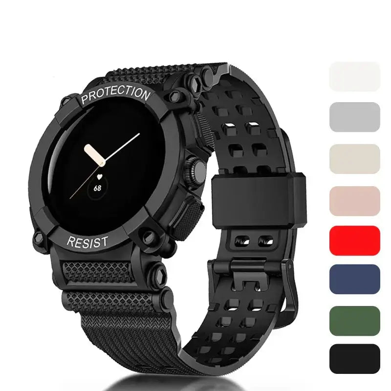 Google Pixel Watch Protective Case & Strap - Durable Design