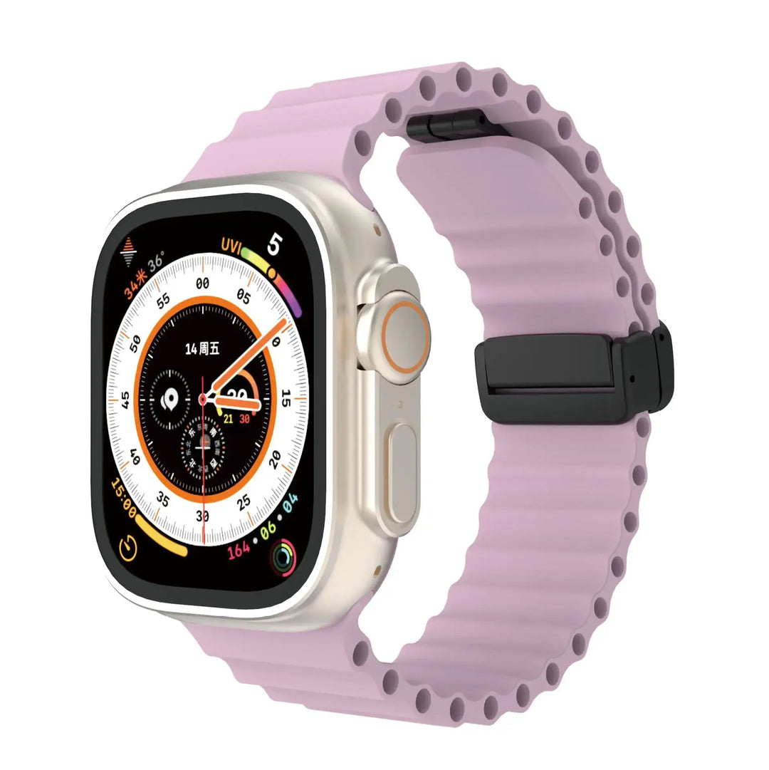 Apple Watch Silicone Strap - Soft Flexible Magnetic Design