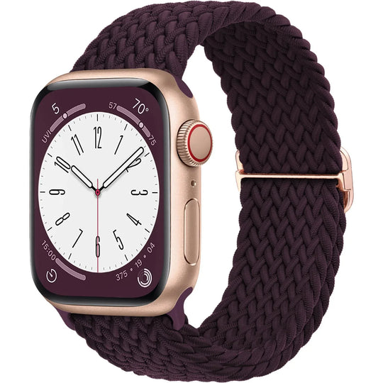 Apple Watch Braided Strap - Soft Elastic Nylon Band
