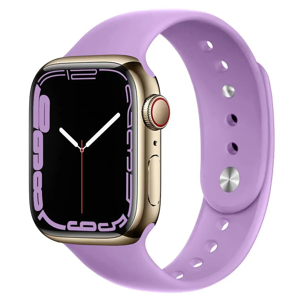 Apple Watch Silicone Strap - Soft Waterproof Comfortable