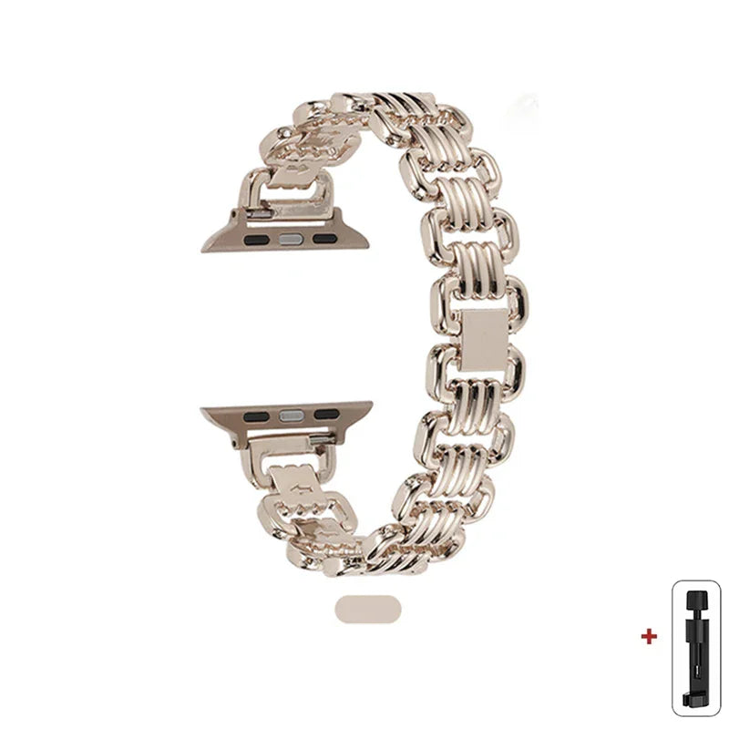 Apple Watch Metal Band - Luxury Chain Strap - Sleek Design