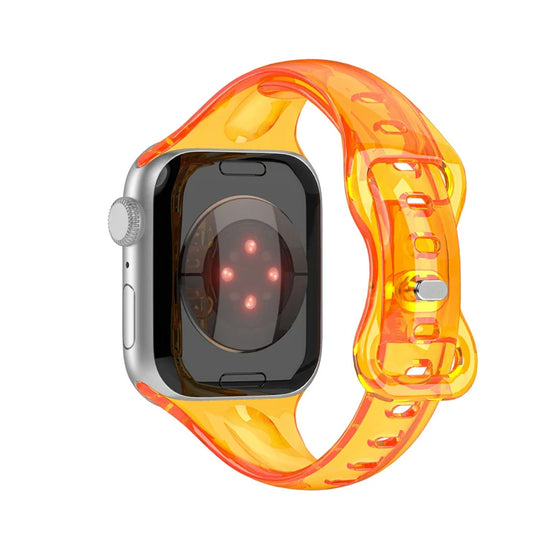 Apple Watch Transparent Strap - Soft Rubber - Clear Design