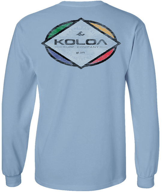 Koloa Colorful Diamond Long Sleeve T-Shirt
