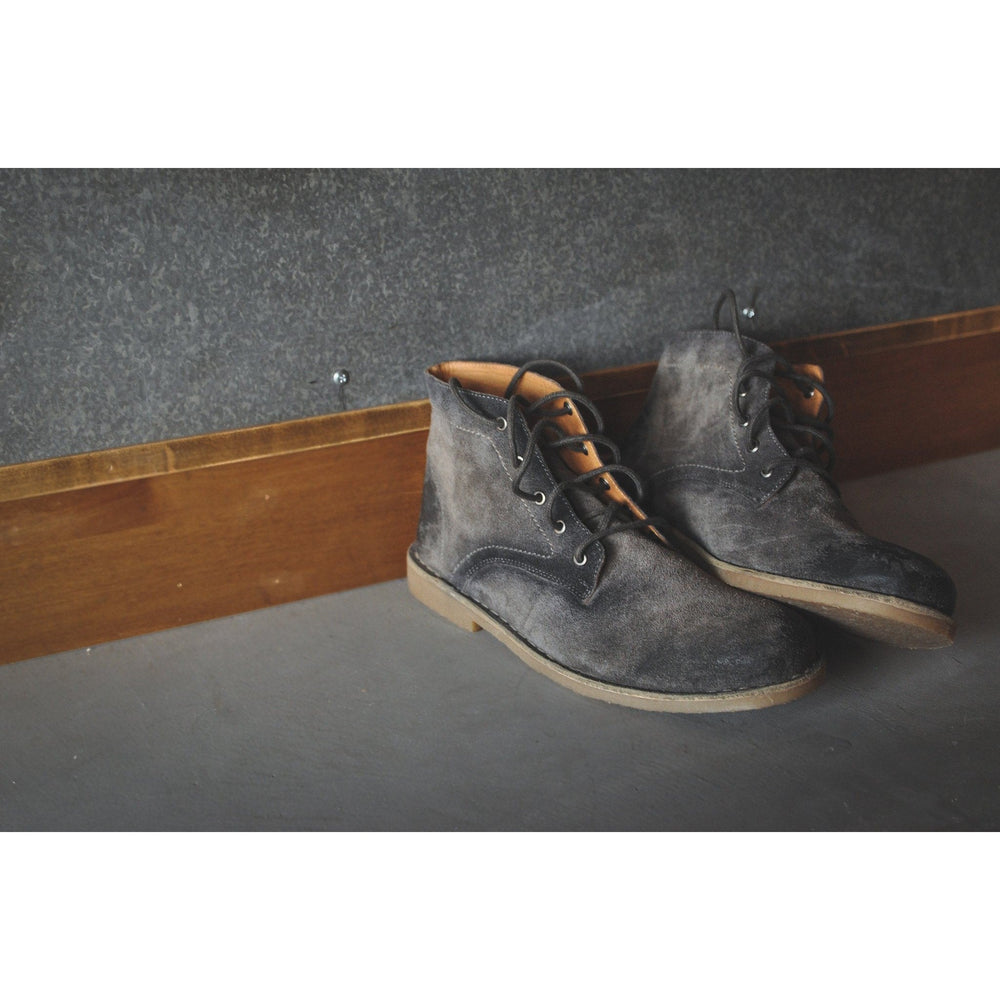 The Grover | Burnished Grey Suede